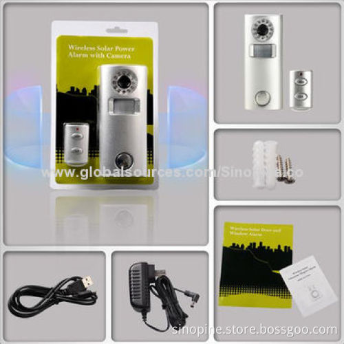 Remote Controlled GSM Alarm Single Unit with Camera